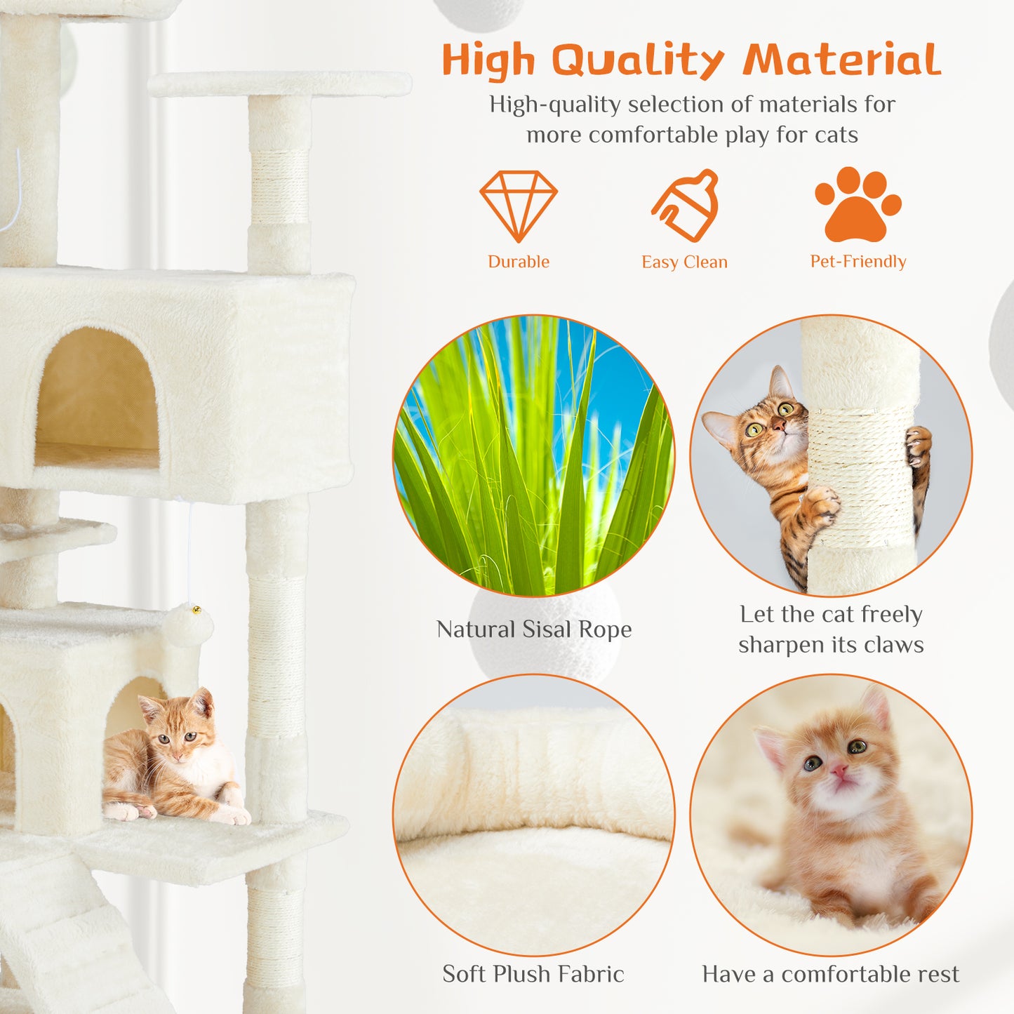 Cat Tree for Large Cats Cat Tower for Indoor