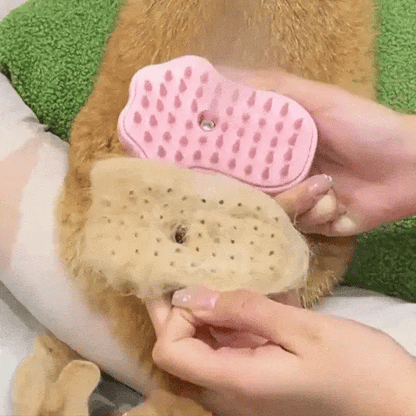 Electric Cat Steam Brush – 3-In-1 Pet Grooming Comb with Water Spray for Cats and Dogs, USB Rechargeable